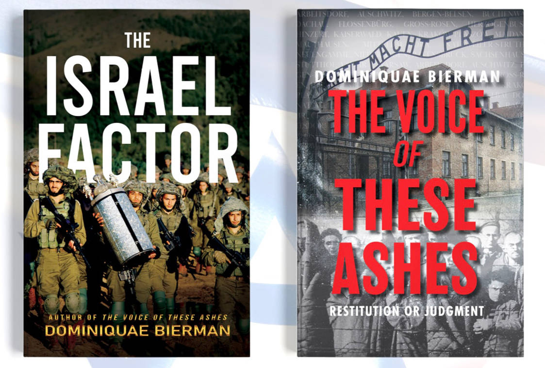 The Israel Factor and The Voice of These Ashes book covers